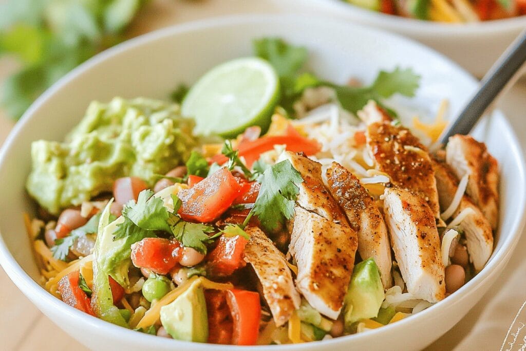 Chicken Fajita Bowl Recipe for Family Dinner
