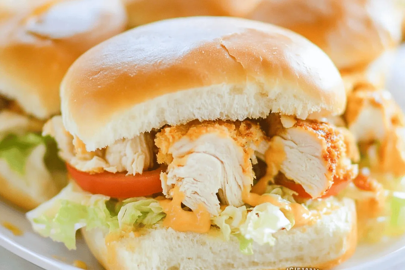 Chicken Tender Sliders for Family Fun