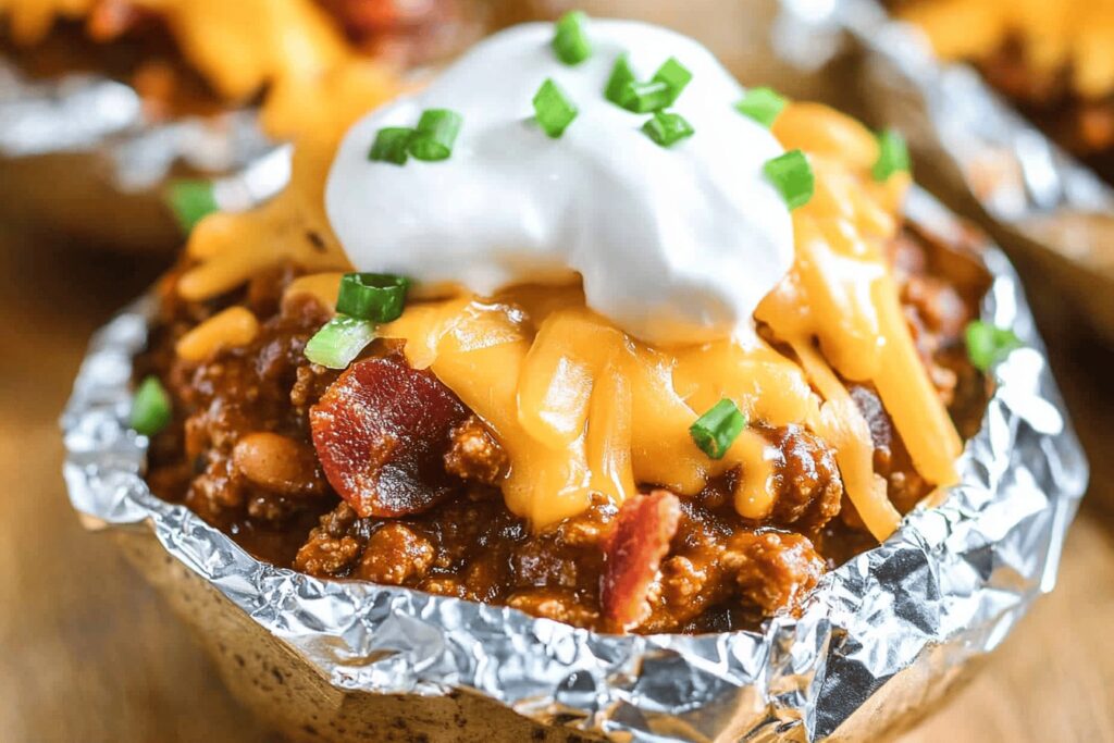 Chili Baked Potatoes Recipe for Easy Meals