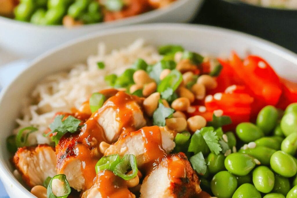 Chili Crunch Chicken Bowl Recipe Delight