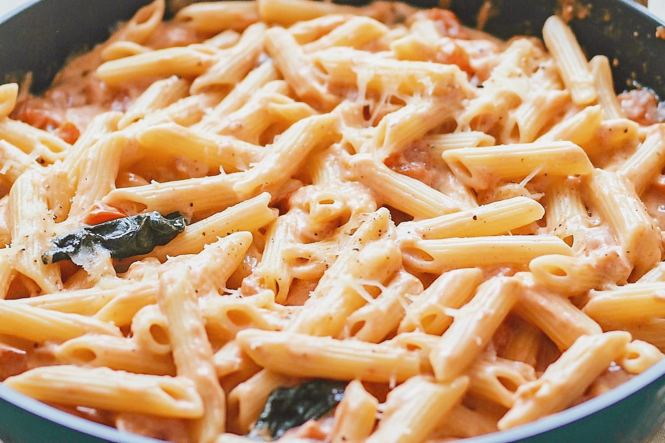 Creamy Tomato Basil Pasta Recipe