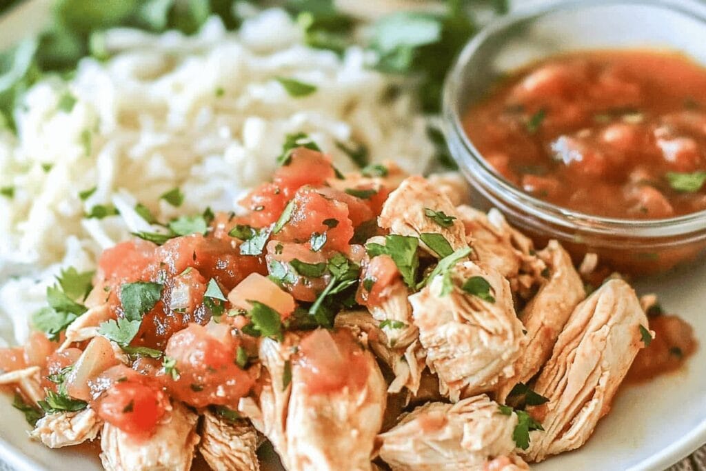 Crockpot Salsa Chicken Easy Family Recipe
