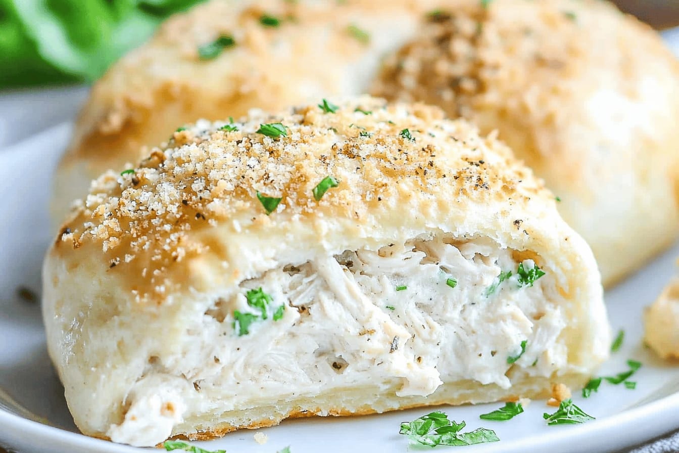 Garlic Herb Chicken Pillows Recipe