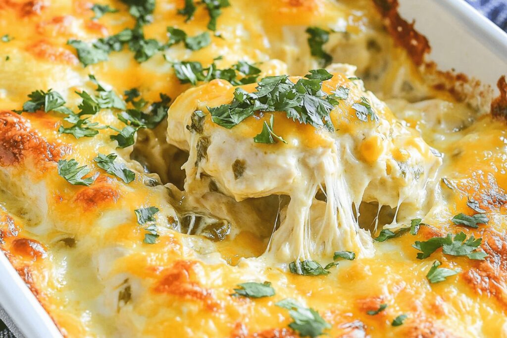 Green Chile Chicken Casserole Recipe Delight