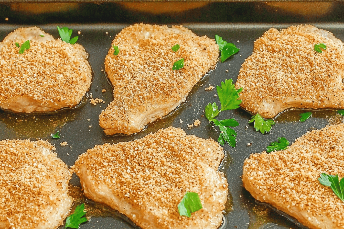 Homemade Shake and Bake Pork Chops Recipe