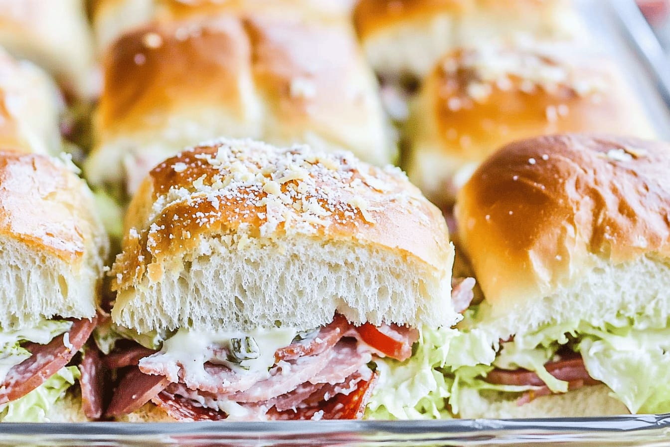 Italian Grinder Sliders Recipe for Family Fun
