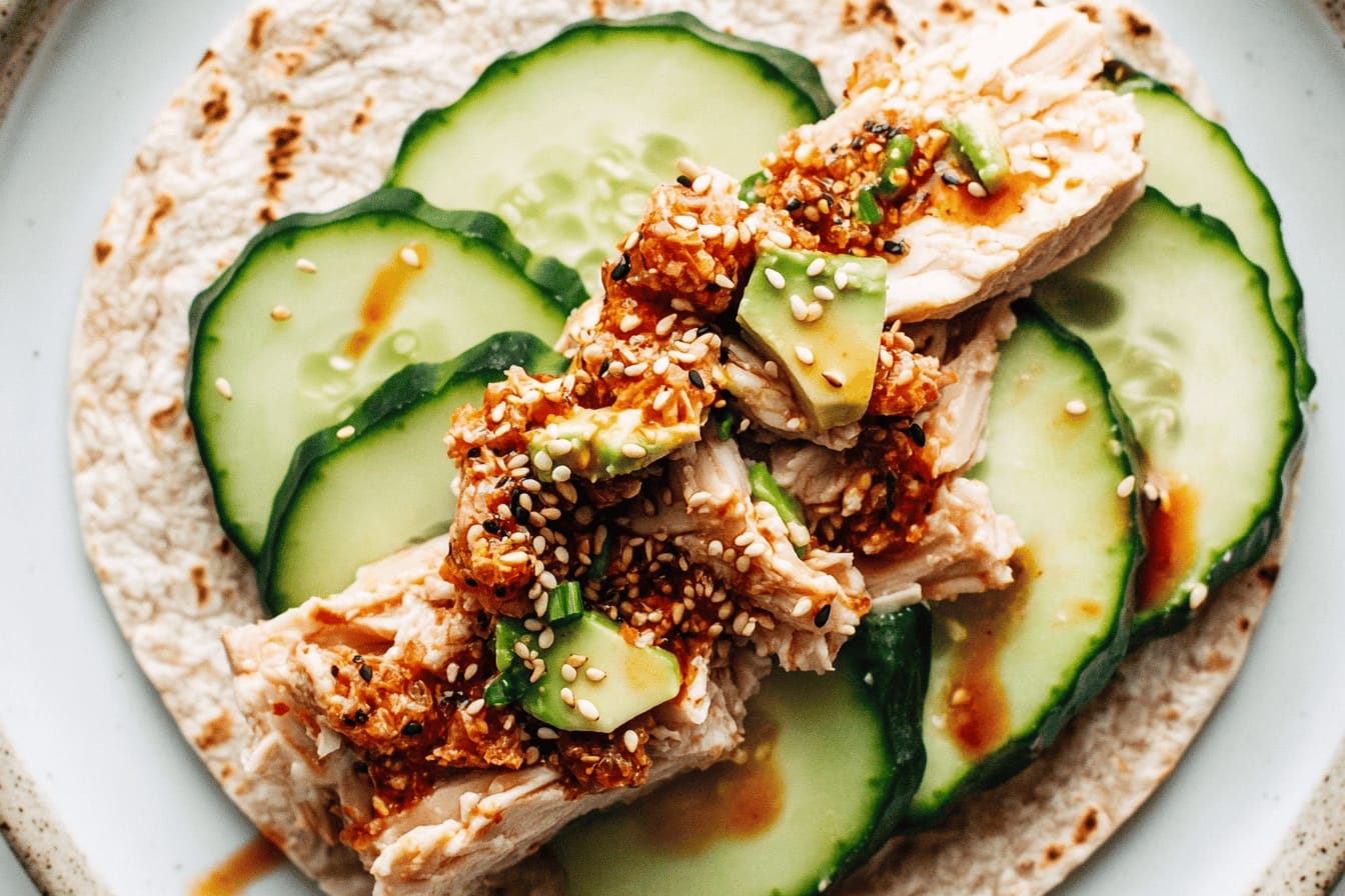 Kimchi Tuna Salad Wrap Recipe