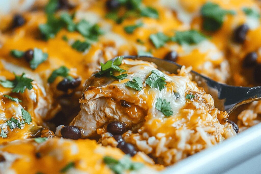 Mexican Chicken and Rice Bake Recipe