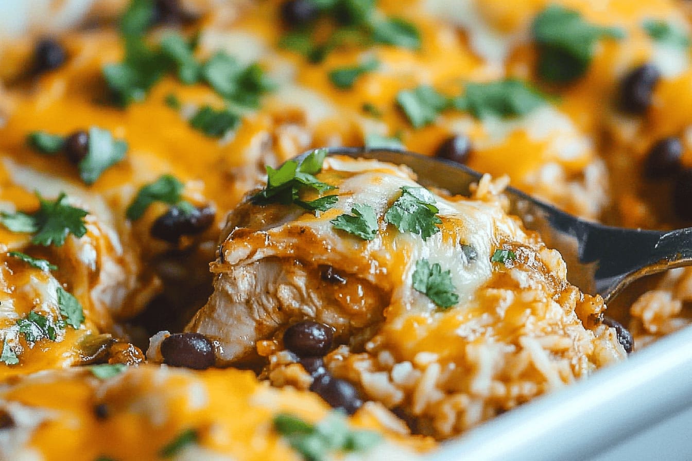 Mexican Chicken and Rice Bake Recipe