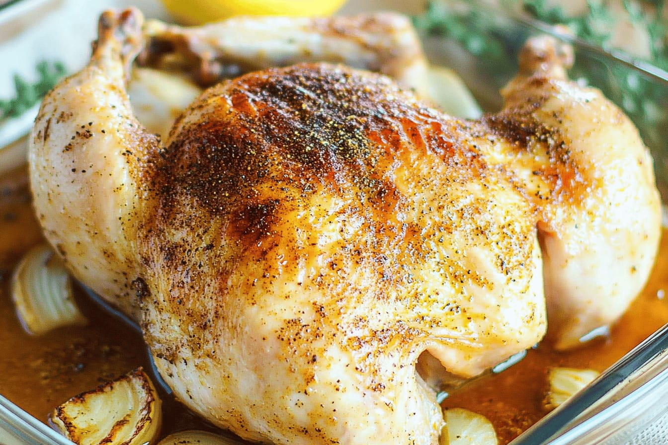 Oven-Baked Rotisserie Chicken Recipe