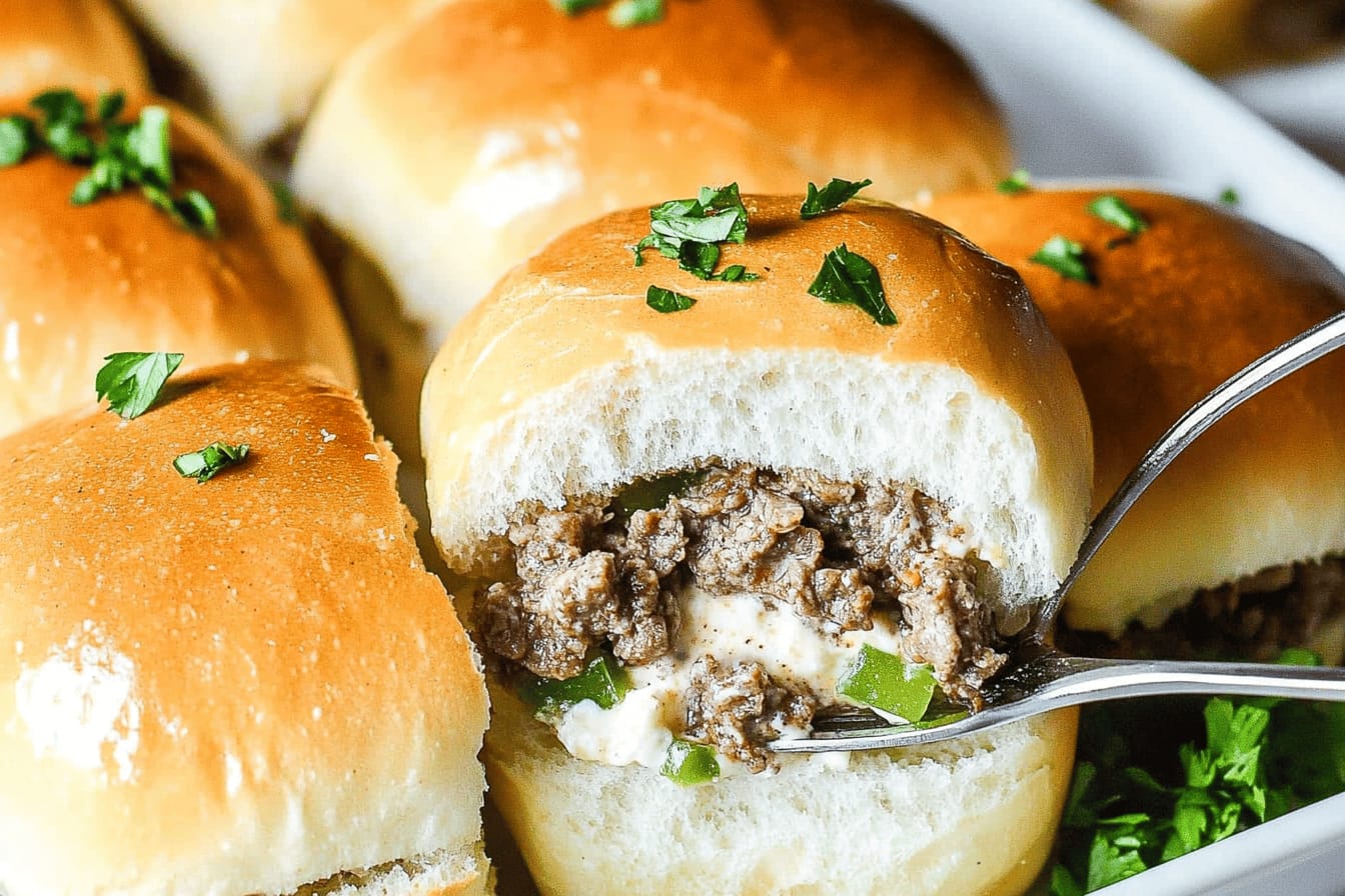 Philly Cheesesteak Sliders Recipe for Easy Serving