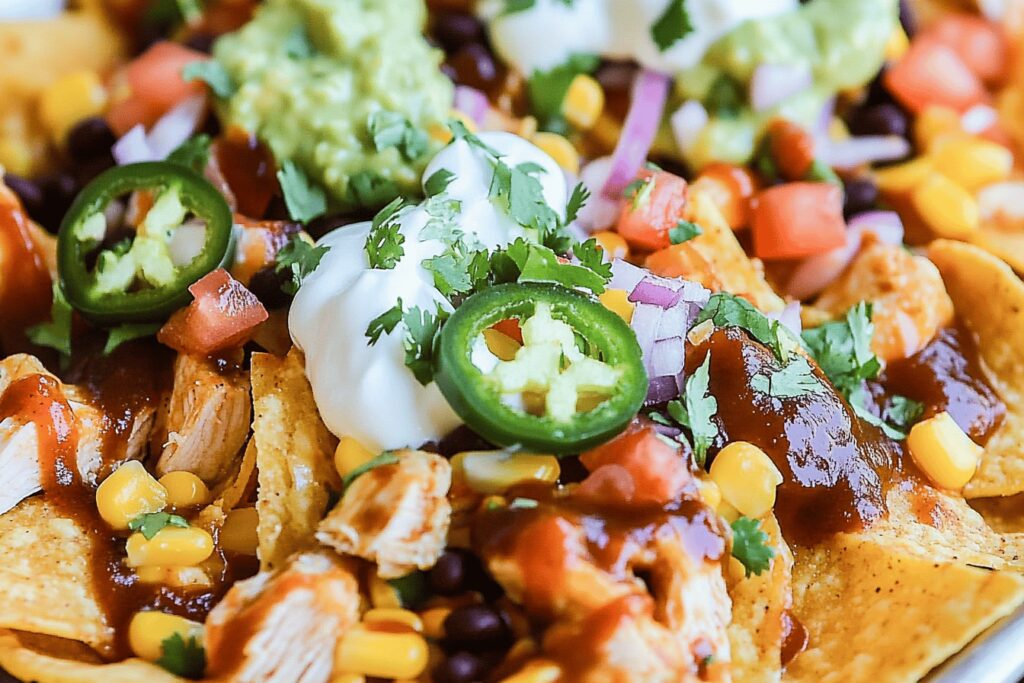 Savory BBQ Chicken Nachos Recipe