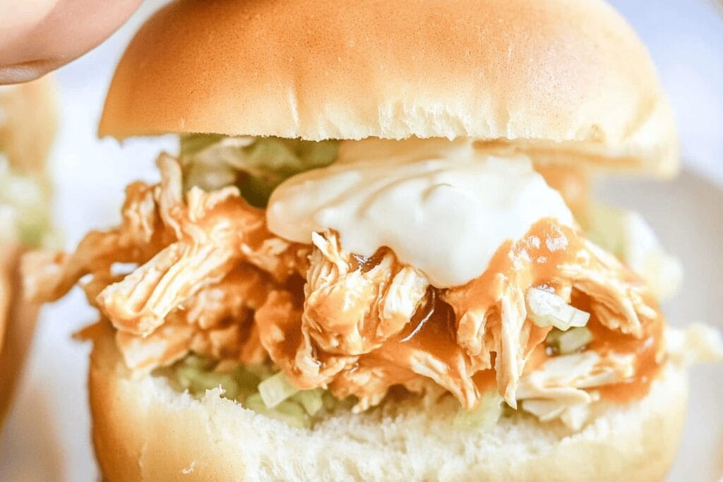 Slow Cooker Buffalo Chicken Sliders Recipe