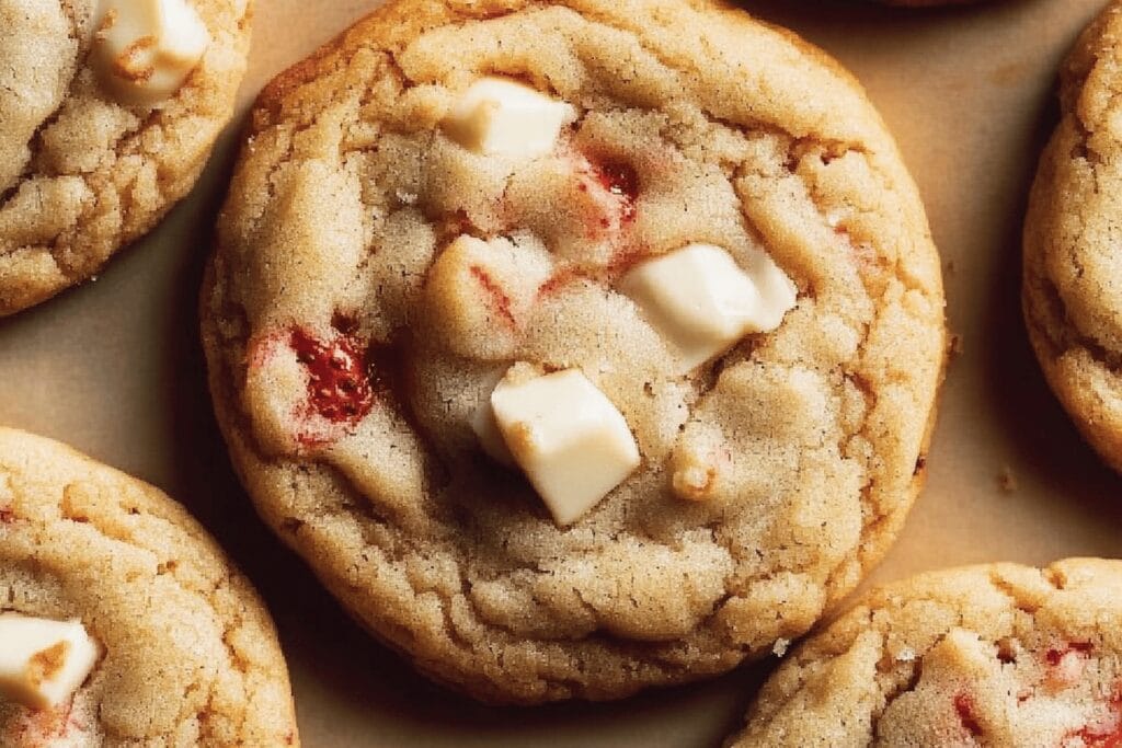 Strawberry White Chocolate Cookies Recipe