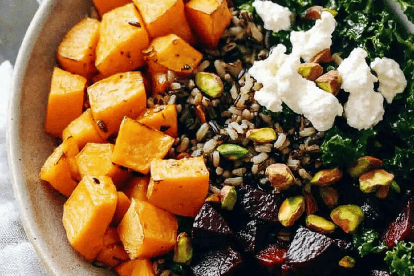 Winter Grain Bowl with Balsamic Dressing Recipe