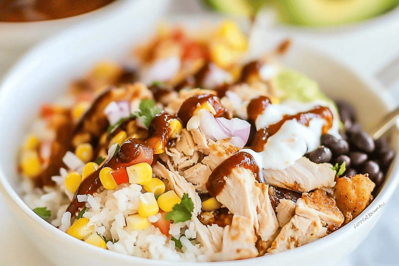 BBQ Chicken Bowls for Easy Family Meals