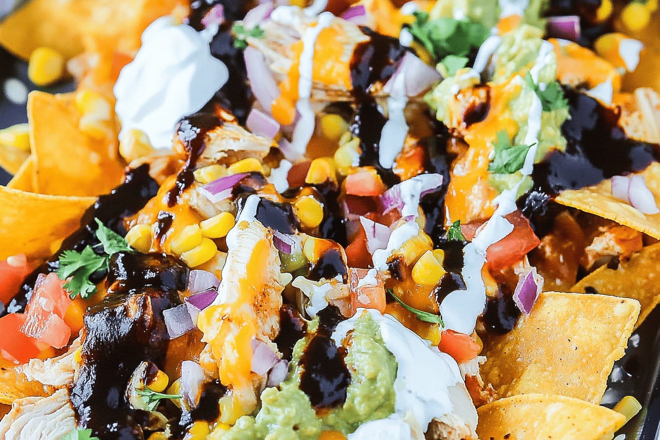 BBQ Chicken Nachos Recipe for Game Day