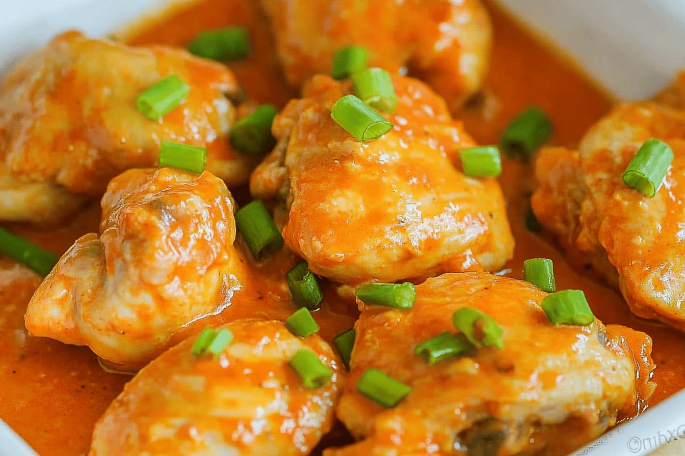 Baked Buffalo Chicken Thighs Recipe