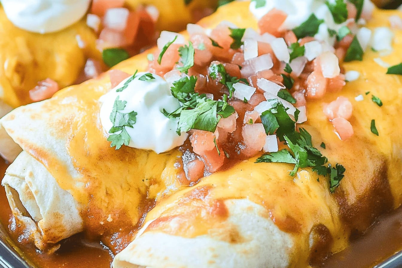 Baked Chicken Chimichangas Recipe
