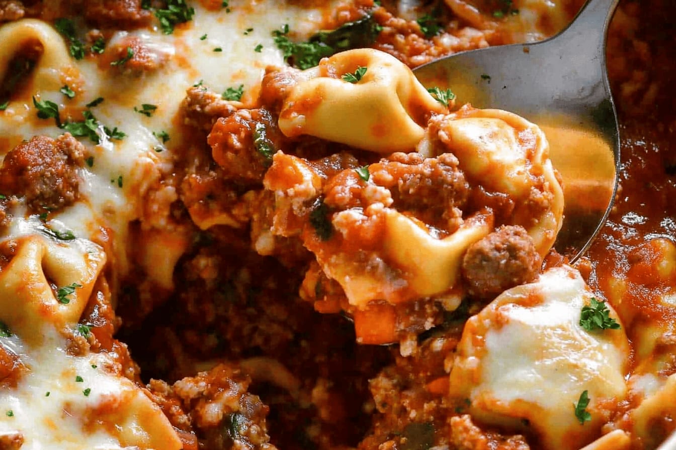 Baked Sausage Tortellini Recipe Delight