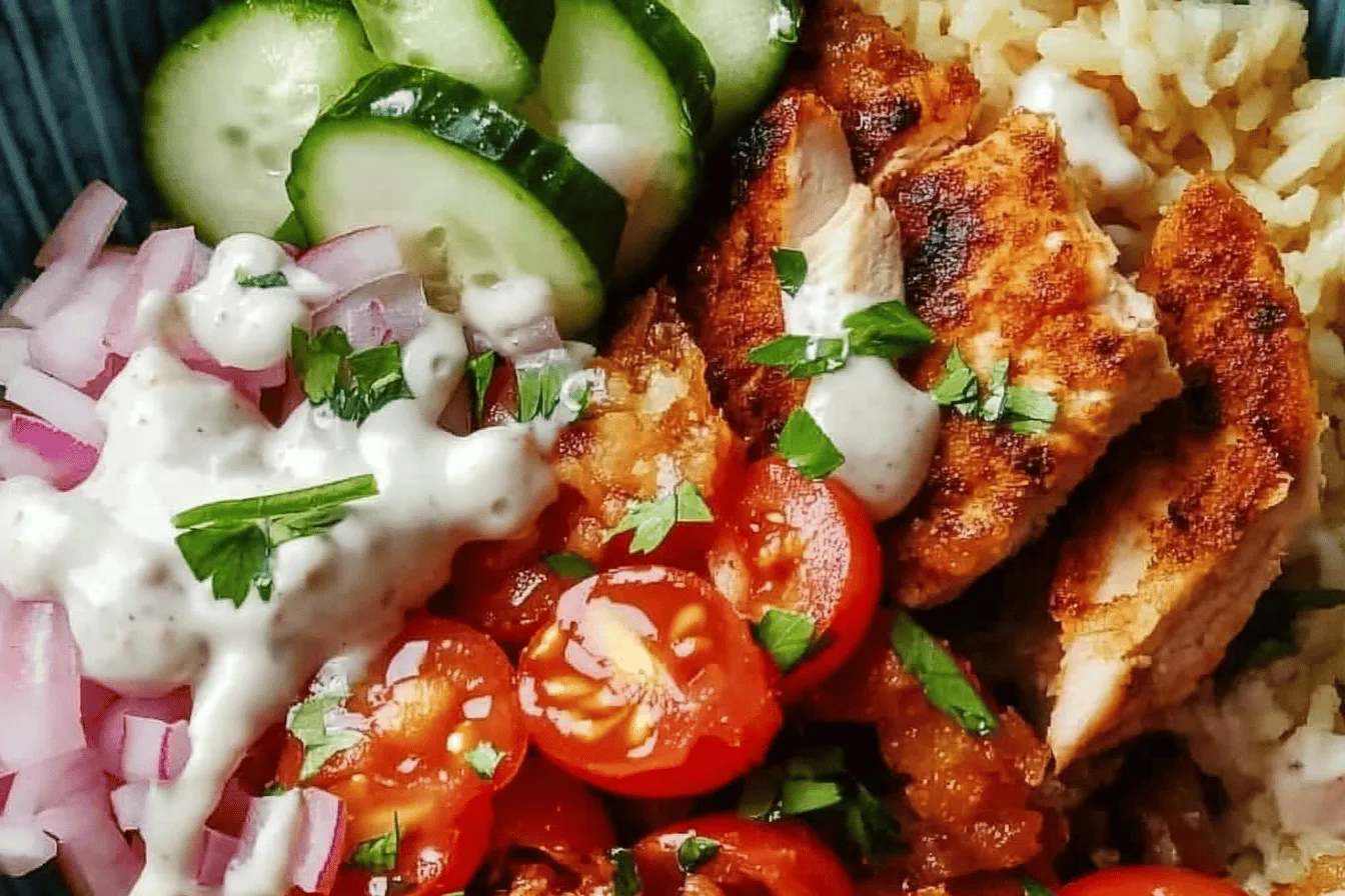 Banza Chicken Bowls with Spicy Chili Sauce