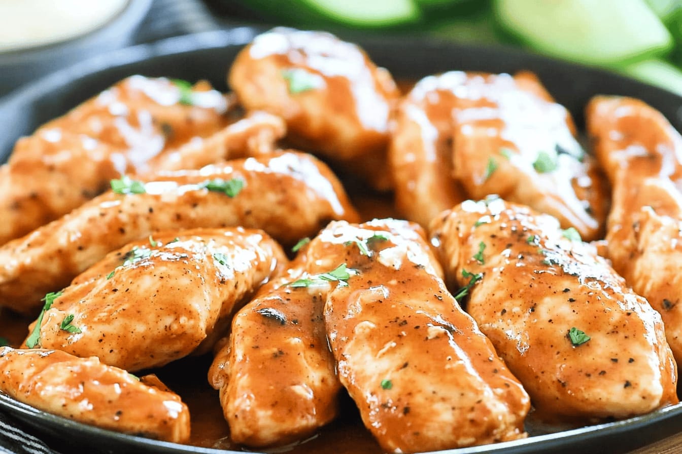 Buffalo Chicken Tenders without Breading Recipe