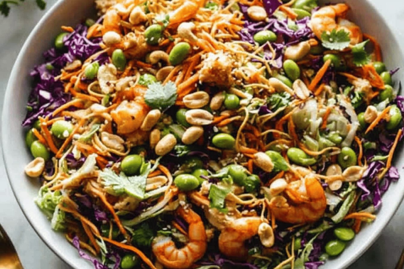Cashew Crunch Salad with Sesame Dressing Recipe