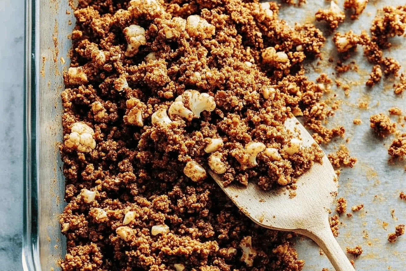 Cauliflower Walnut Vegetarian Taco Meat Recipe