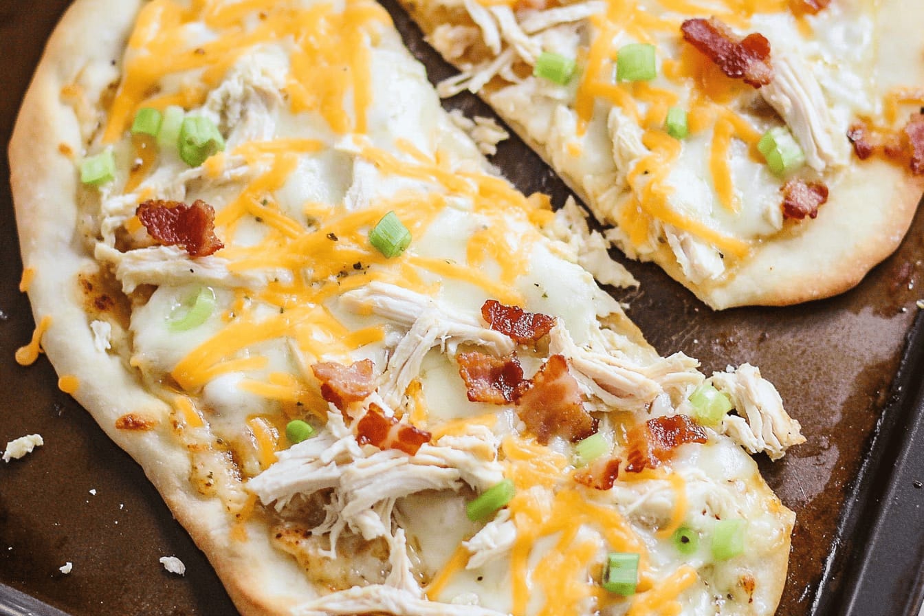 Chicken Bacon Ranch Flatbread Recipe