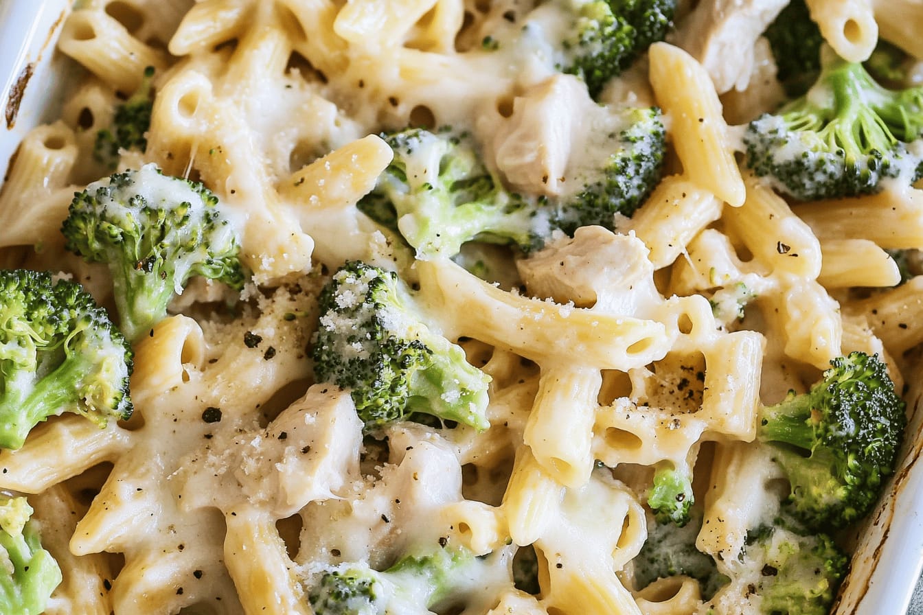 Chicken Broccoli Alfredo Bake Recipe Delight