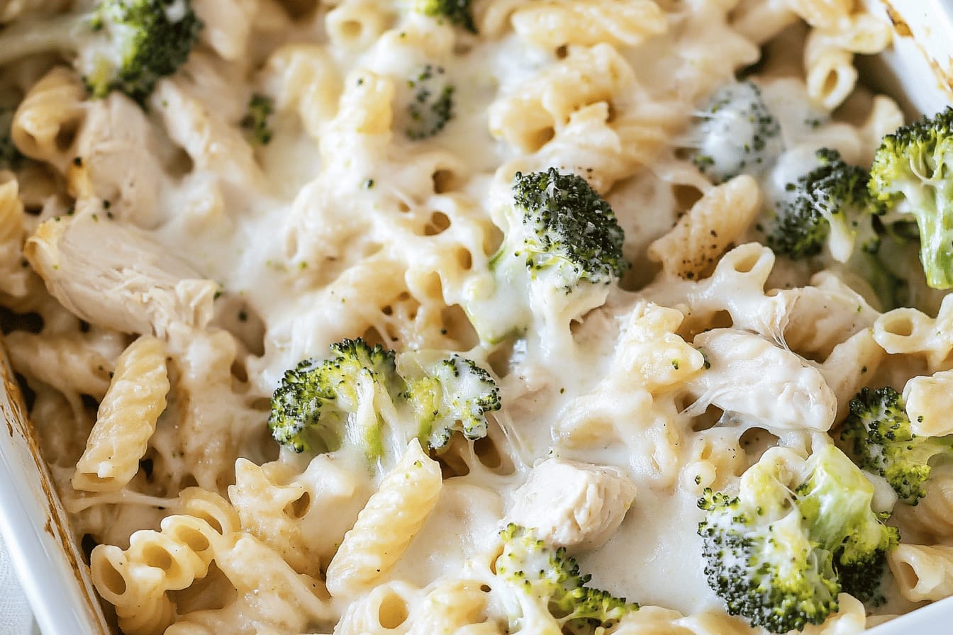 Chicken Broccoli Alfredo Bake Recipe Easy