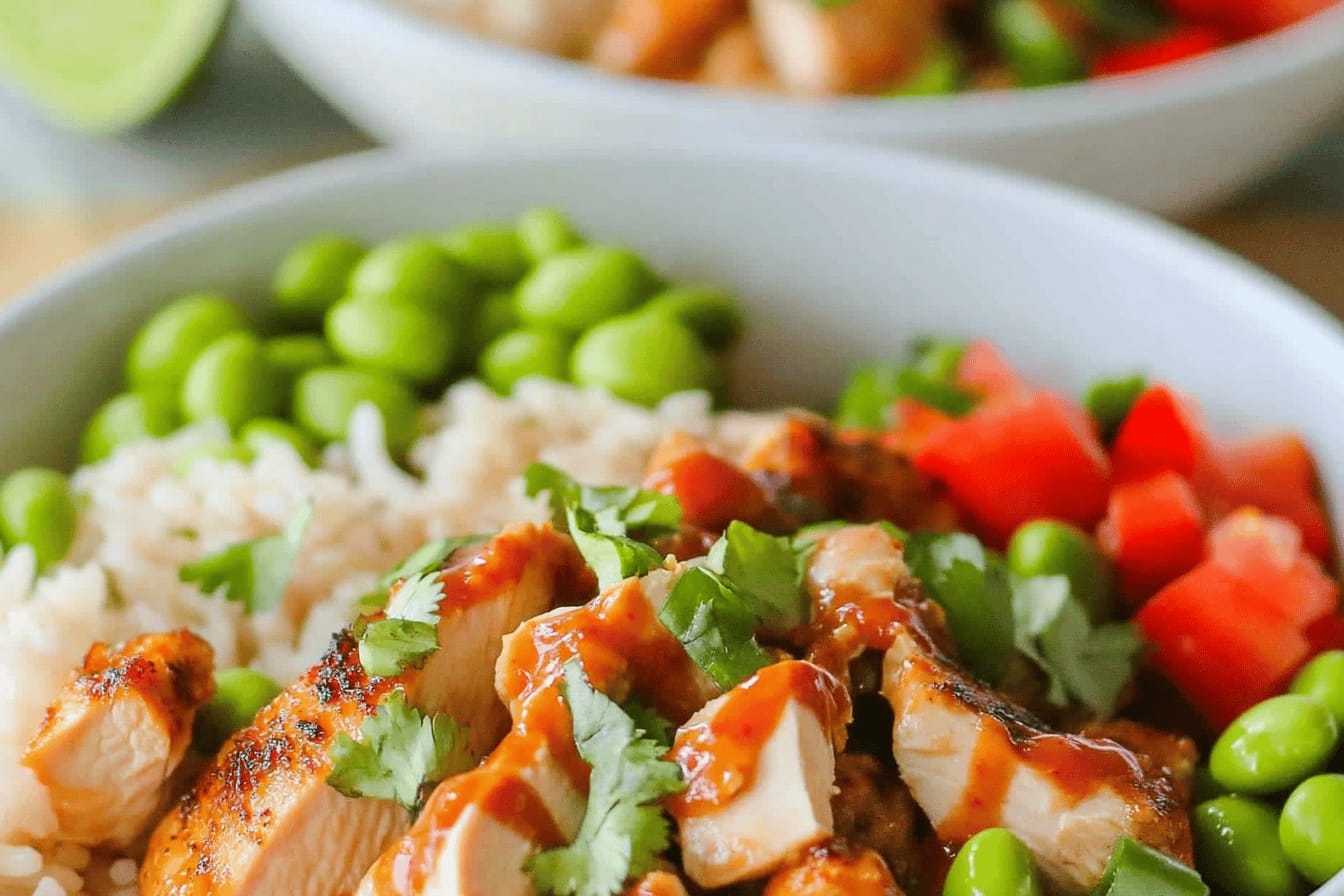 Chili Crunch Chicken Bowl Recipe Delight