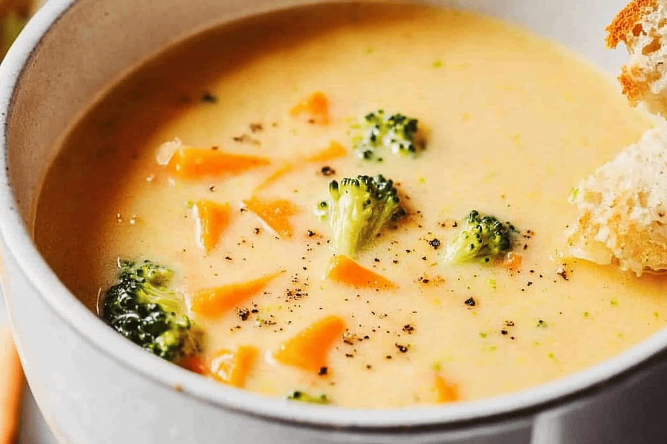 Creamy Broccoli Cheese Soup Recipe