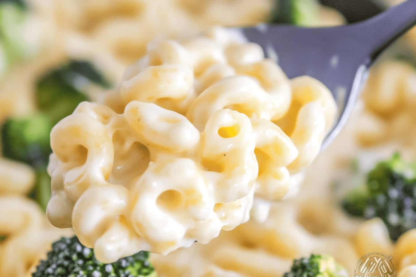 Creamy White Cheddar Broccoli Mac and Cheese