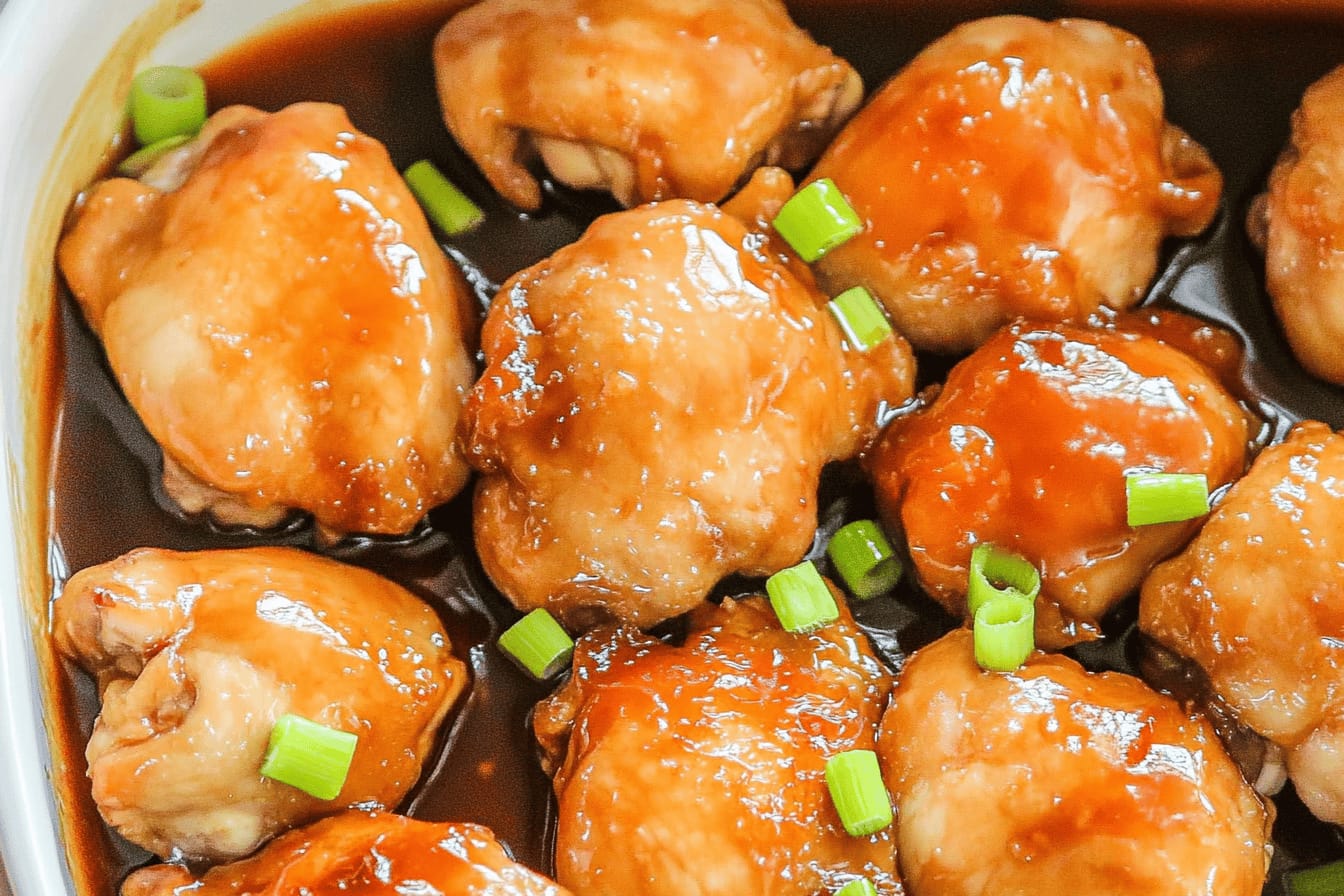 Crispy Baked Teriyaki Chicken Thighs Recipe