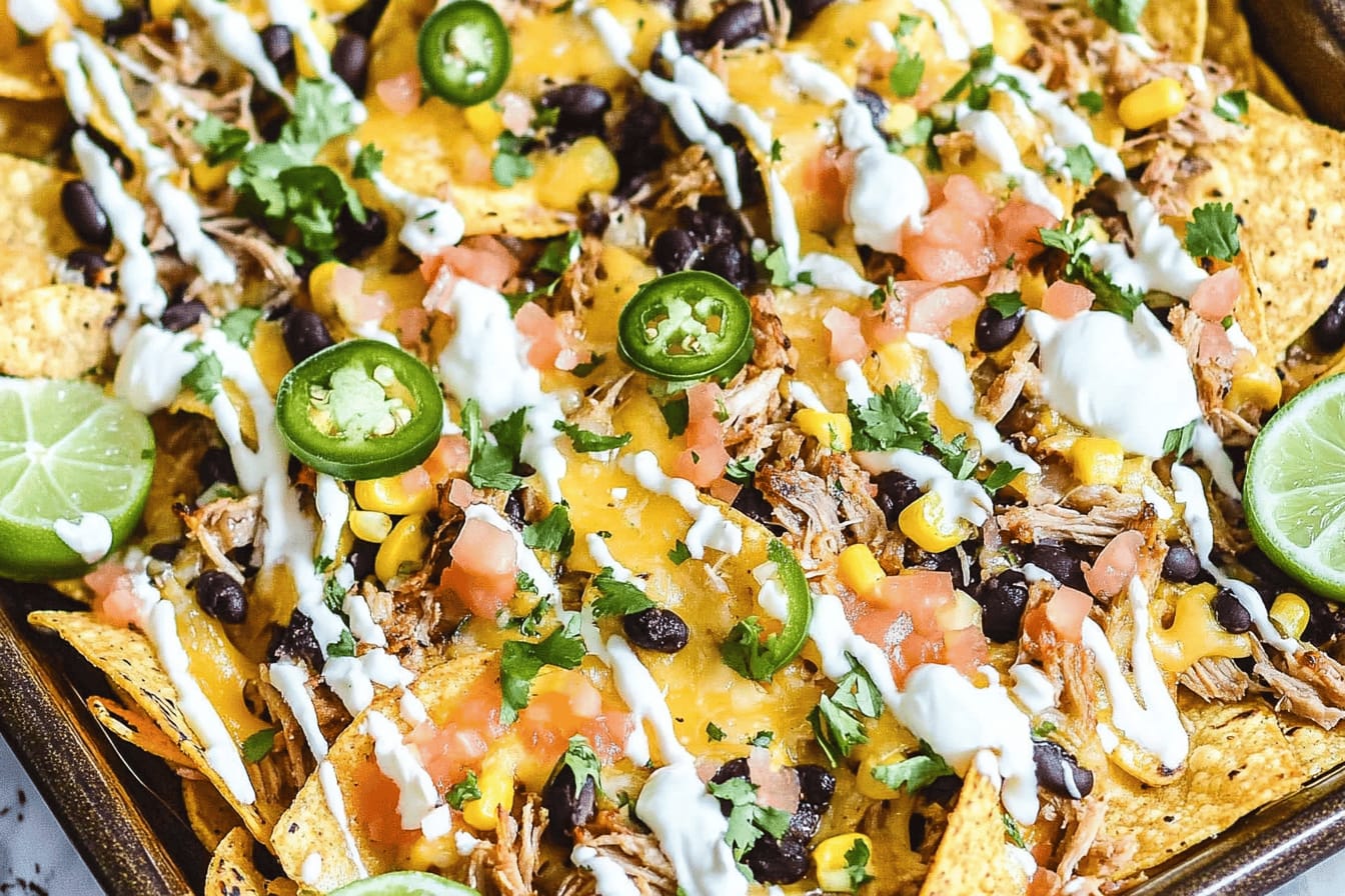 Crispy Carnitas Nachos for Flavorful Snacking