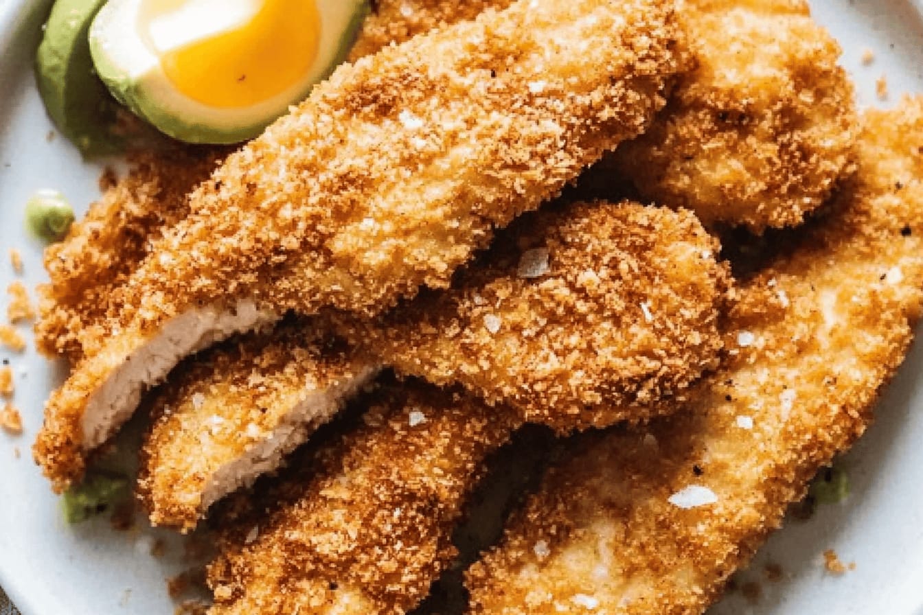 Crispy Chicken Cutlets Recipe for Dinner