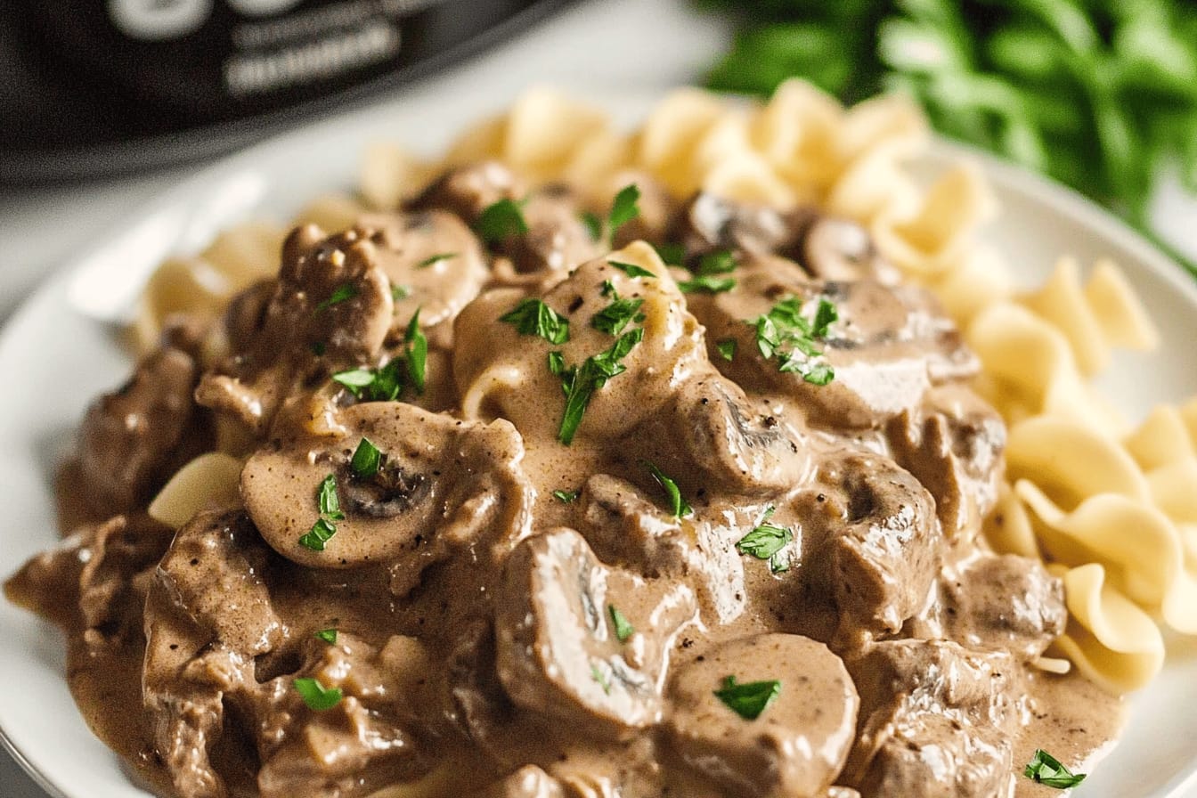 Crockpot Beef Stroganoff Easy Family Recipe