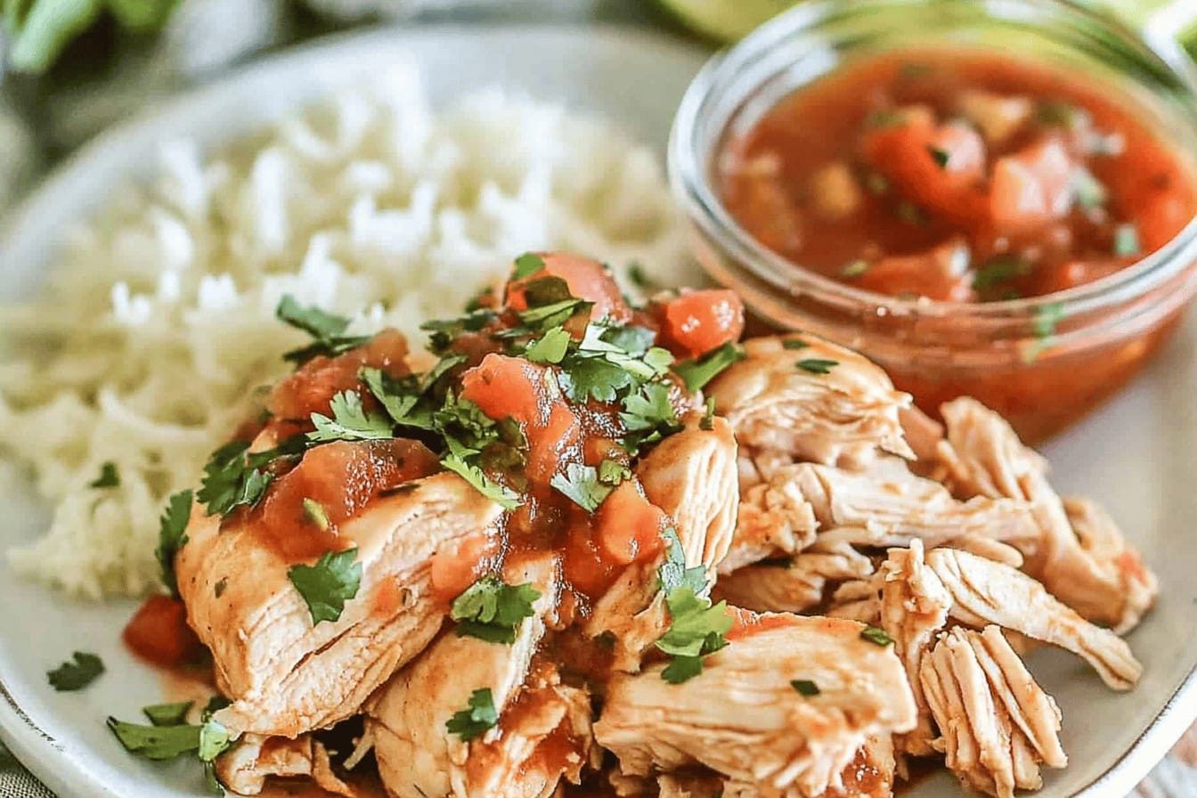 Crockpot Salsa Chicken Easy Family Recipe