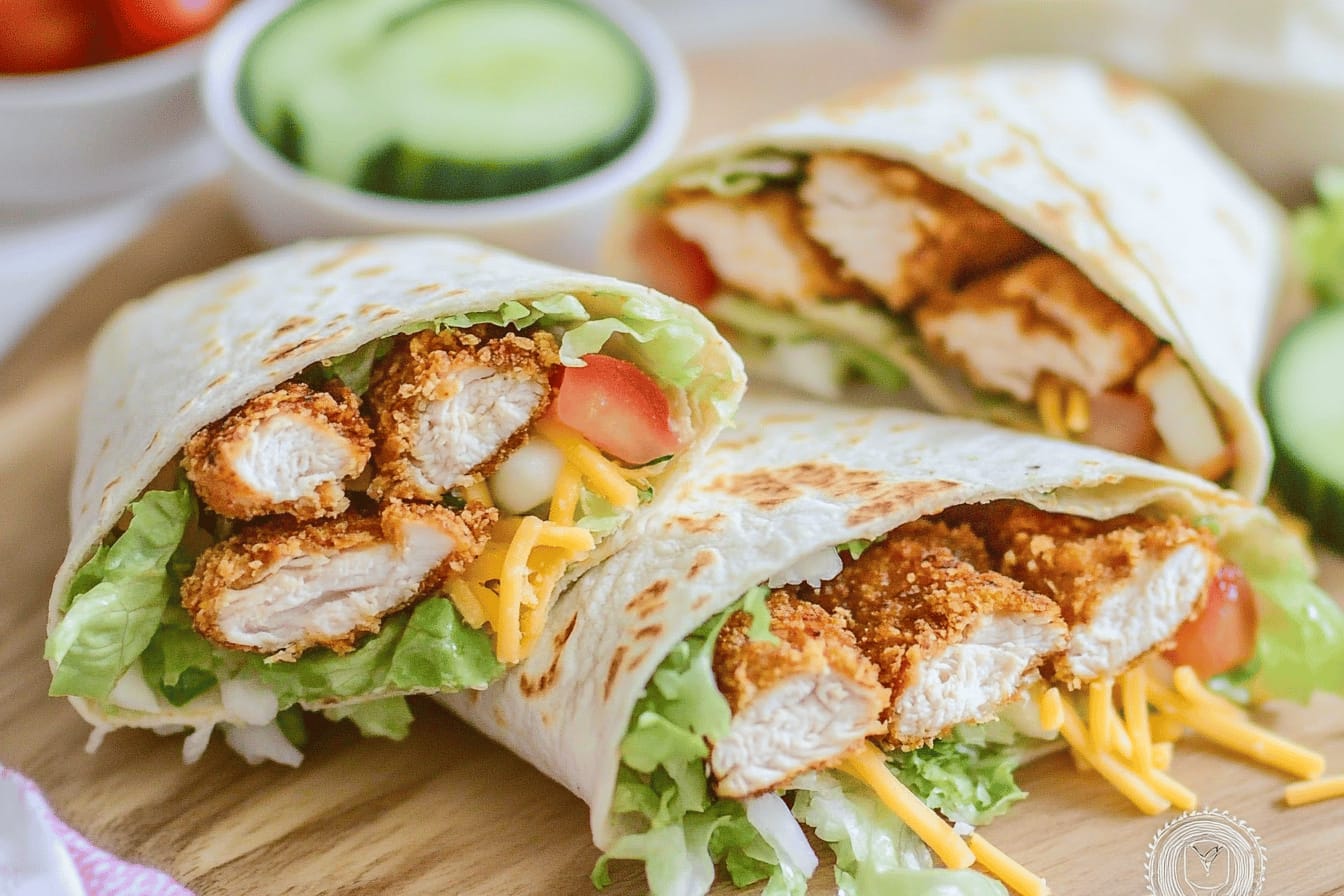 Delicious Chicken Tender Wraps Recipe