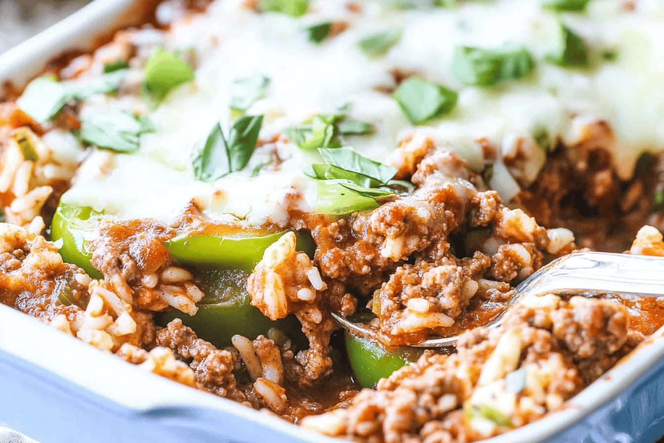 Delicious Stuffed Pepper Casserole Recipe