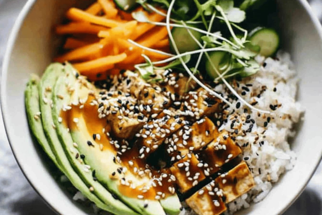 Dynamite Plant Power Sushi Bowls Recipe