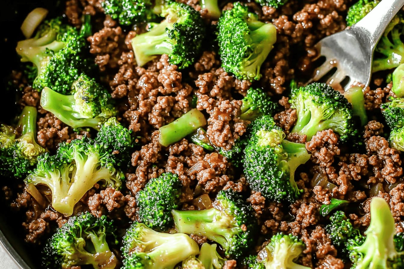 Easy Beef and Broccoli with Ground Beef Recipe