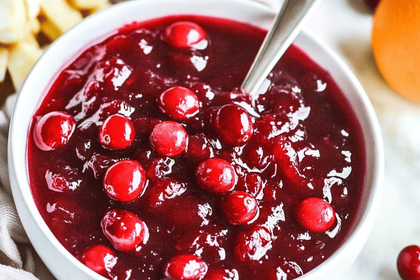 Easy Homemade Cranberry Sauce Recipe