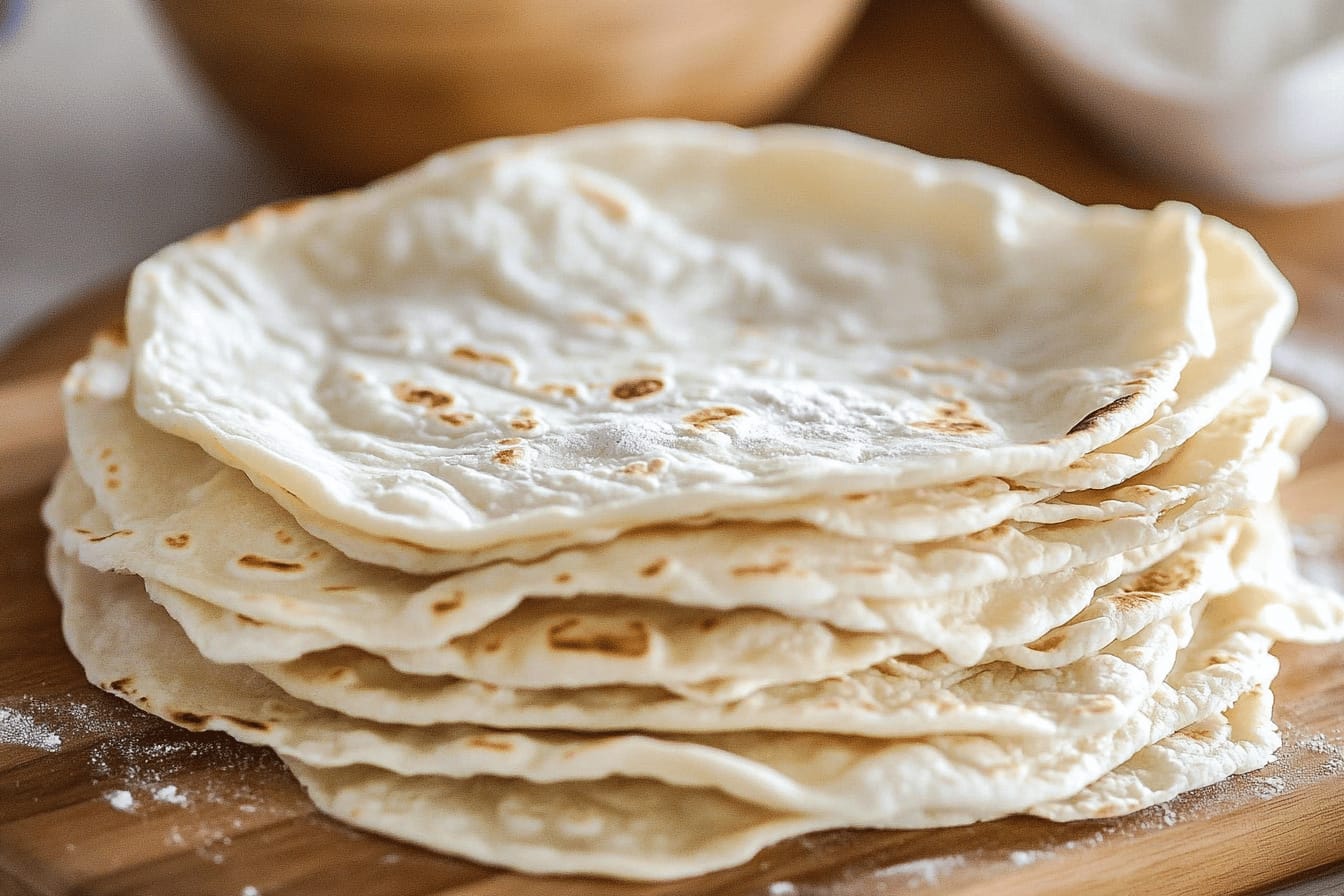 Easy Homemade Flour Tortillas Recipe