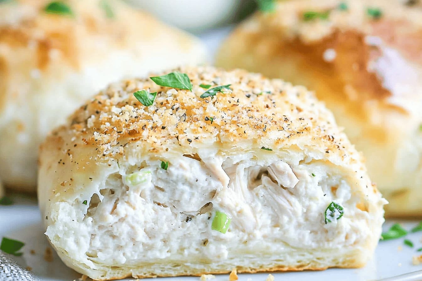 Garlic Herb Chicken Pillows Recipe
