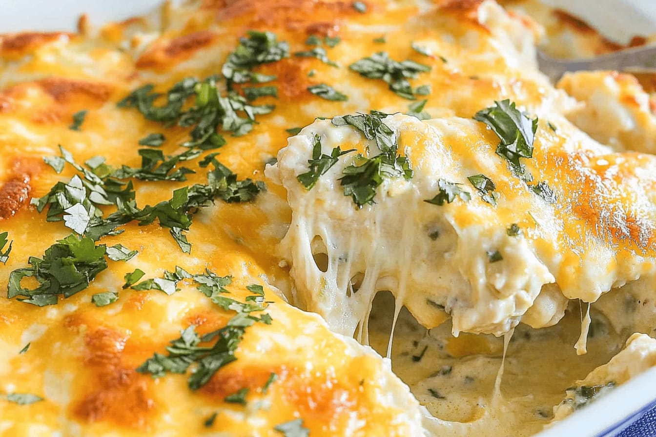 Green Chile Chicken Casserole Recipe Delight