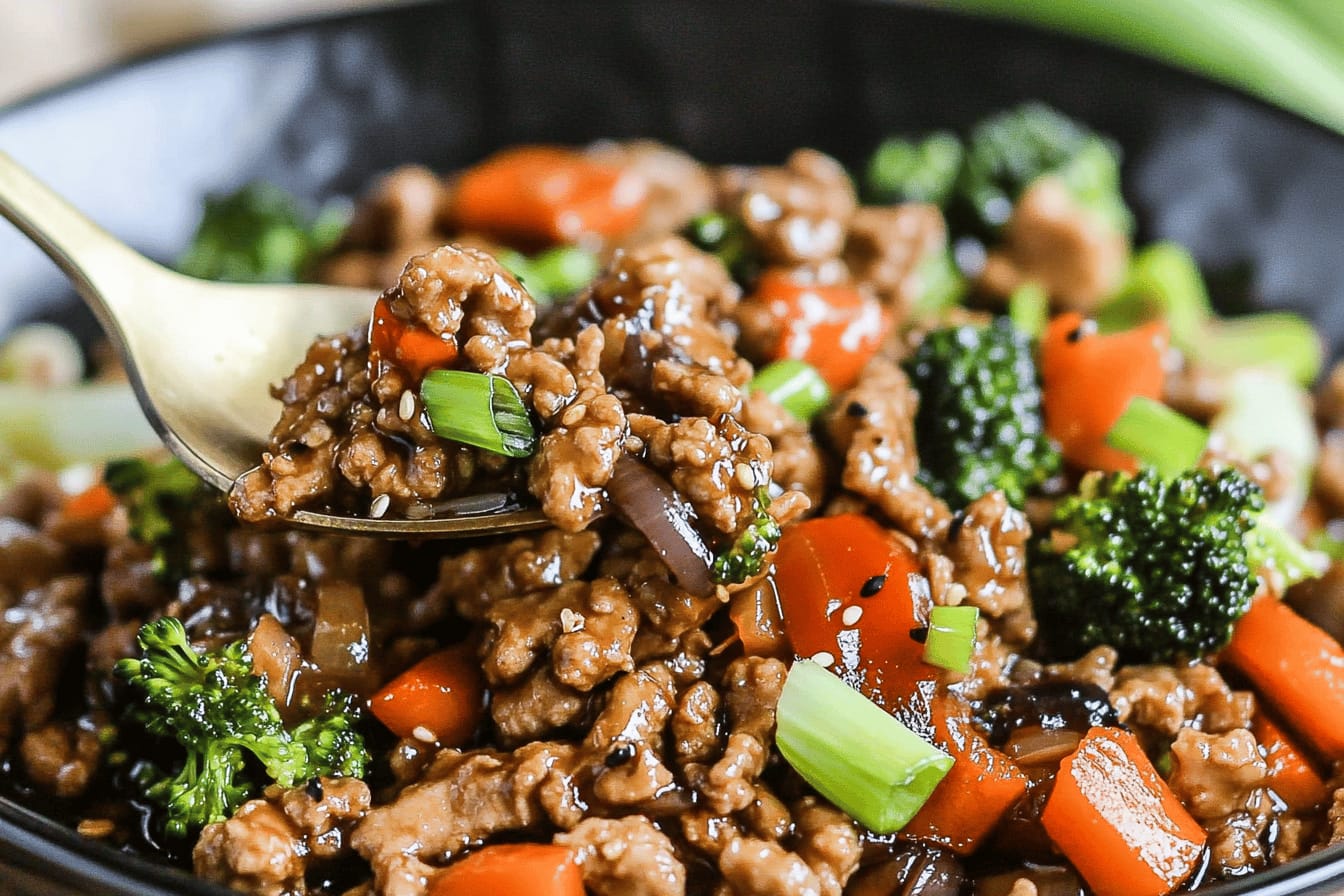 Ground Chicken Stir Fry Easy Family Recipe