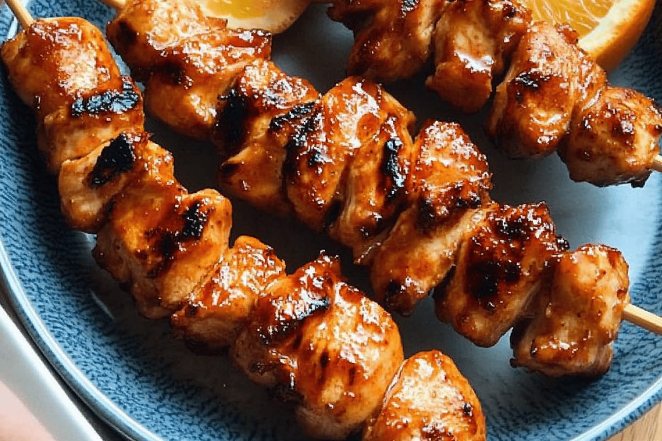 Honey Chipotle Chicken Skewers Recipe
