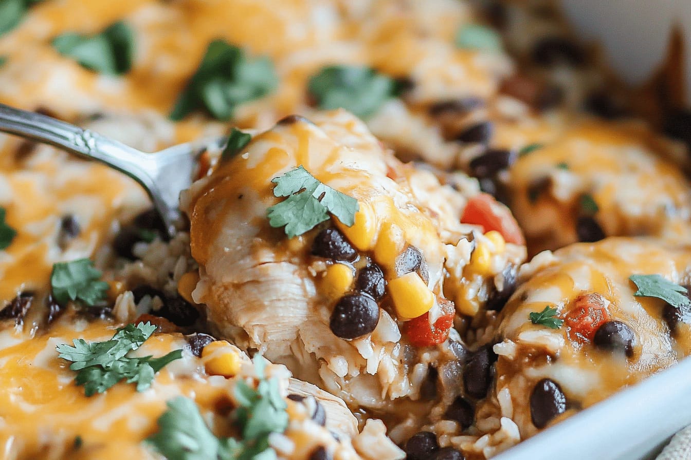 Mexican Chicken and Rice Bake Recipe